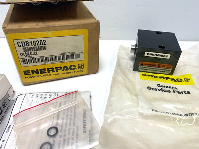 New! Enerpac CDB18202 Double Acting Hydraulic Block Cylinder 5000psi