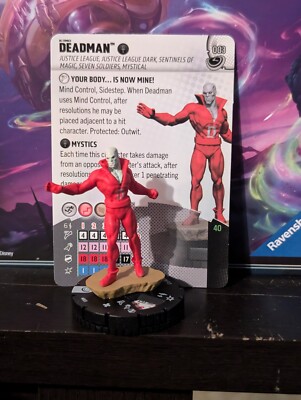 DC Heroclix Deadman 003 w/ Card Masters of Time Set