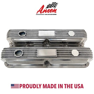 Mopar Performance 318, 340, 360 Polished Valve Covers - Custom - Ansen Exclusive