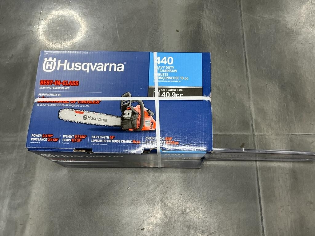 Husqvarna 440 Gas Chainsaw with XCut Chain 2Cycle XTorq Engine