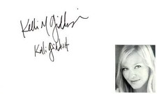 Kelli Giddish Signed Auto 3x5 Index Card Chase