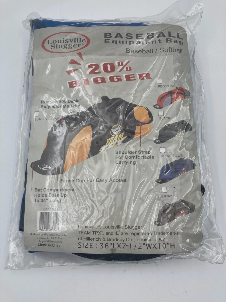 Sac De Baseball/softball Louisville Slugger Bleu Et Rouge - Neuf - Unisexe Adulte