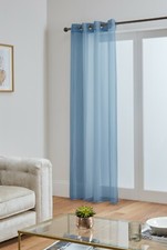 Voile Curtains With Eyelet Ring Top Heading - Net Voile Curtain - Lucy Panel