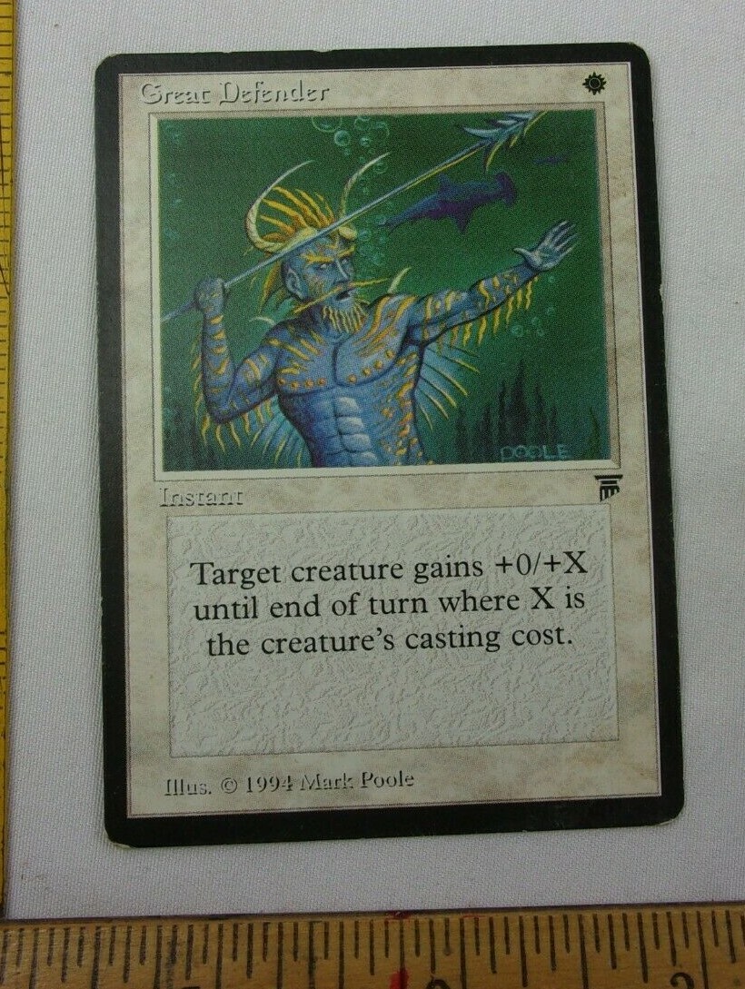 Great Defender Legends card MTG Magic the Gathering VINTAGE | eBay