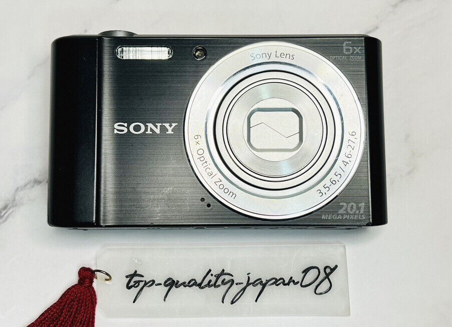 Sony Cyber-shot DSC-W810 20.1MP Digital Camera Color Choice Black Silver  Pink