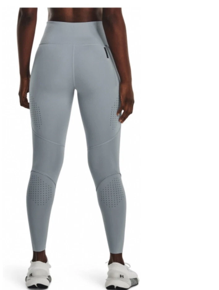 Under Armour UA RUSH ANK LEG PERF Leggings 1377075-465 Sz L ~ NEW WITH TAGS - Image 2 of 4