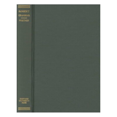 Sanskrit Grammar Book Vedic Classical Language Whitney 17th Ed 1993 Rare Study