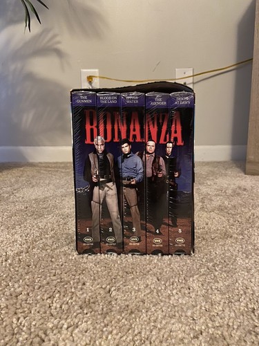 1998 Bonanza 'Collector 5 Pack Series' Sealed VHS Tapes - Picture 2 of 4