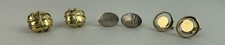 Vintage Set Of 3 Gold Plate metal AND STERLIN...