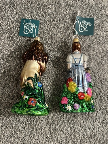 Kurt Adler Polonaise Komozja Wizard of Oz Dorothy And Lion Lot Ornament - Picture 2 of 6