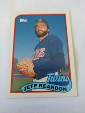 Jeff Reardon Baseball Card -- 1989 Topps #775 -- Minnesota Twins