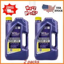 Royal Purple High Performance 5W-20 Synthetic Motor Oil, 5 Quarts, 2 Pack