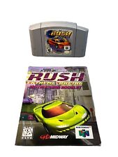 San Francisco Rush 2049 N64 (Nintendo 64, 2000) Cleaned Tested Working Authentic