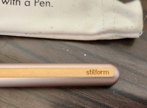 Stilform Aluminium AEON Pencil In Rose Moon W/ Graphite Tip - Picture 2 of 3