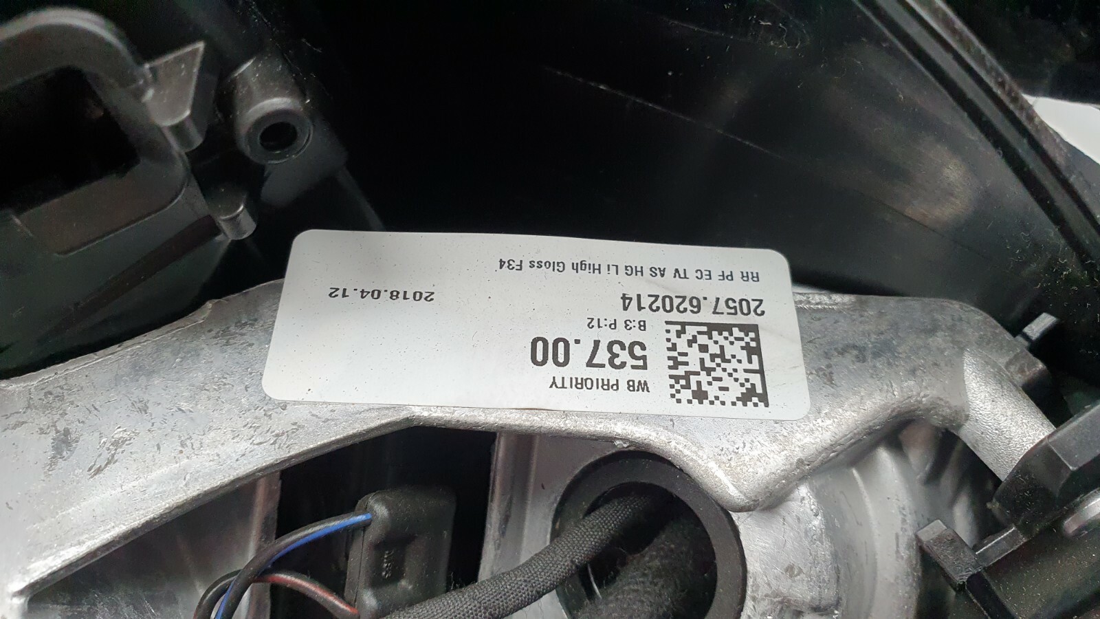 Orig BMW 3er Gt F34 Exterior Mirror Mem Ec Cam Anklappbar Rlr Plus 7291634