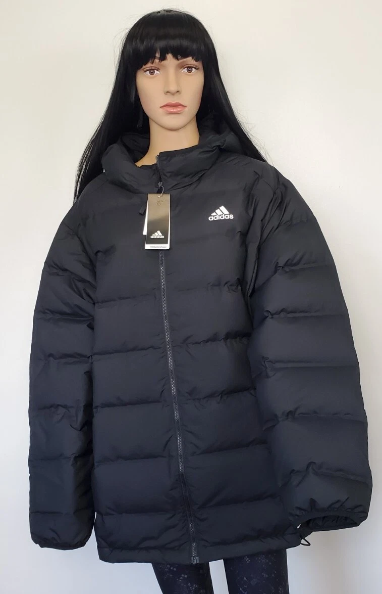 (Women\'s), 2X. Hooded Black, | Jacket Helionic eBay Down Size Adidas