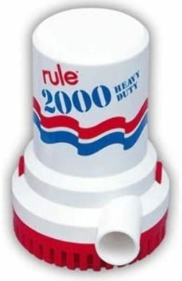 Rule 11 Bilge Wasserpumpe Entladung Non-Autom 2000GPH 32V 1-1/8 '' Boot Tauchbar