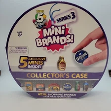 Zuru Surprise 5 Mini Brands Series 3 Collector's Case With 5 Exclusive Minis!