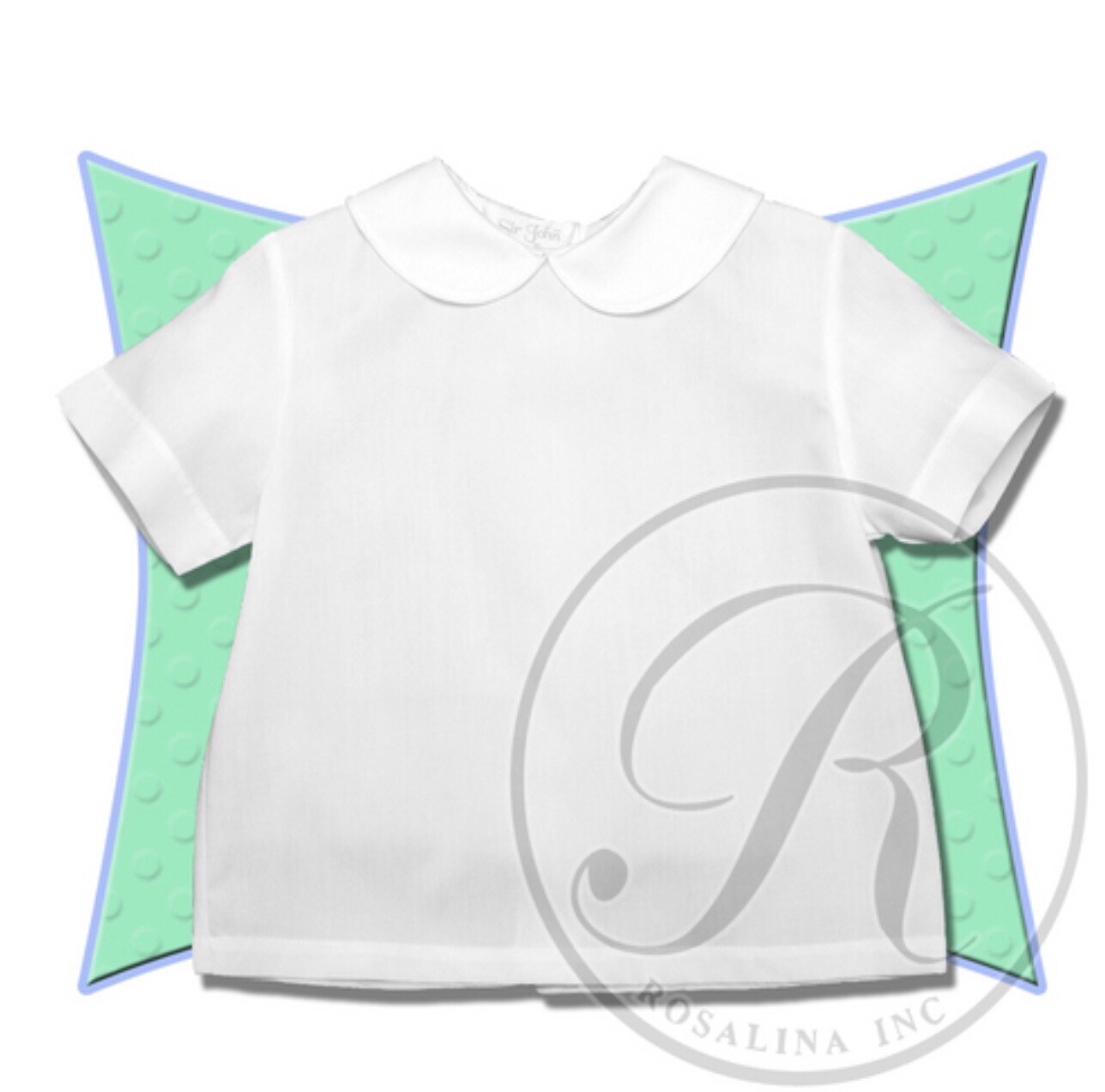 baby boy white collared shirt