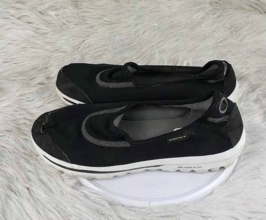 SKECHERS Go Walk 13510 Womens Size 8 Black Casual Comfort Shoes