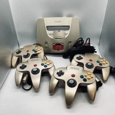 Nintendo 64 Gold N64 Expansion Pak Chose Original Controllers Cables REGION FREE