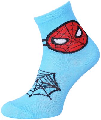 Hellblaue Kindersocken Jungensocken Spider-Man MARVEL