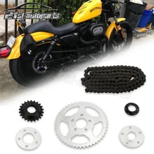 Rear Chain Drive Conversion Sprocket Set Fit Harley Sportster XL 883 1200 2004+