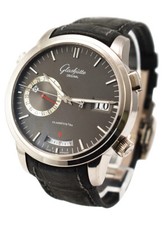 GLASHUTTE - Senator Terminkalendar "Diary" in White Gold 3