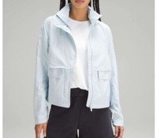 Lululemon Always Effortless Jacket - Women's size 12 lw4bw8s power blue