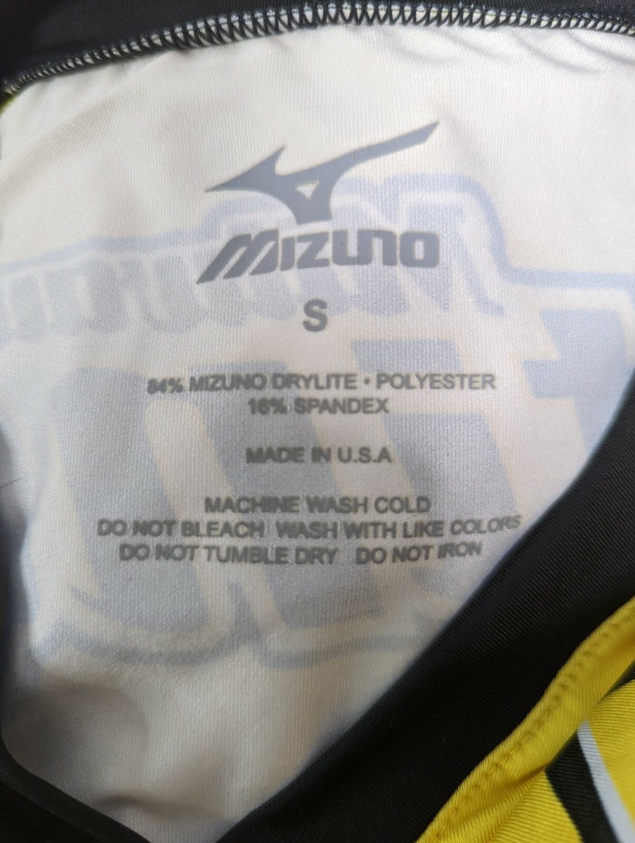 Mizuno Cycling Jersey Milwaukee Sting Wisconsin Small Yellow T6S