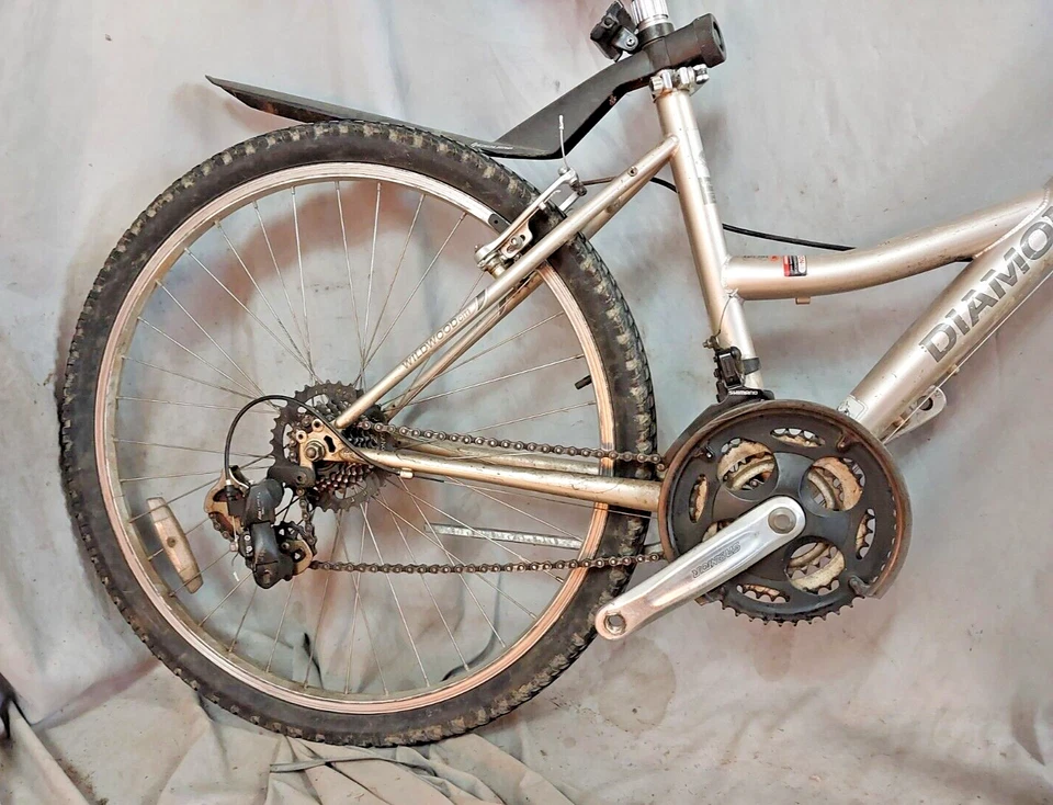 Bicicleta híbrida Diamondback Wildwood 2012 18,5" mediana Shimano acero triple envío EE. UU. Foto 4 de 4