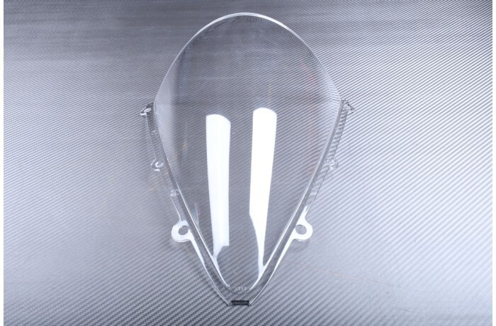 Pare-brise Aprilia RS 125 anti-vibrations bulle moto noire transparente 2018-2020