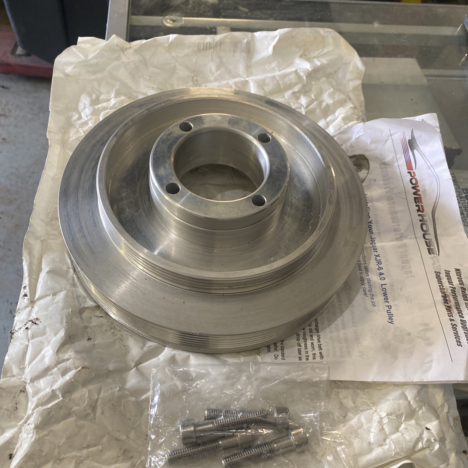 1994 97 Jaguar XJR 6 Cyl X300 Supercharger Lower Pulley Performance