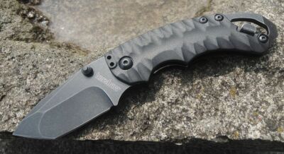 Kershaw Shuffle II Blackwash Messer Taschenmesser 8Cr13MoV Stahl Flaschenöffner