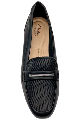 Clarks Collection Leather Loafer Juliet Aster Black | eBay
