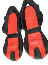 Mazda Rx-8 Red Black Synthetic Leather Sports Seat Covers 2003-2011 Mazda Rx-8 Red Black Synthetic Leather Sports Seat Covers 2003-2011