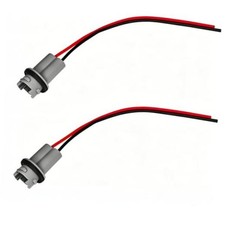 2 PCS Car Turn Signal Lights Harness Pigtail Socket, T10 T13 T15 194 Bulb Plug