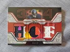 Walter Payton 2008 Topps Triple Threads Red Relic (#03/17)