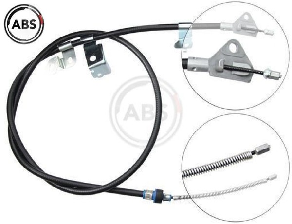 A.B.S. K19457 Seilzug FüR Feststellbremse Handbremsseil Bremsseil FüR Toyota-image
