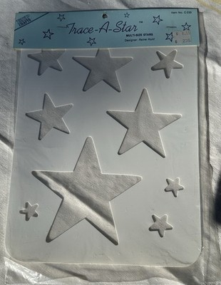 ESP Crafts Trace A Star Wall And Furniture Stencil Stars 