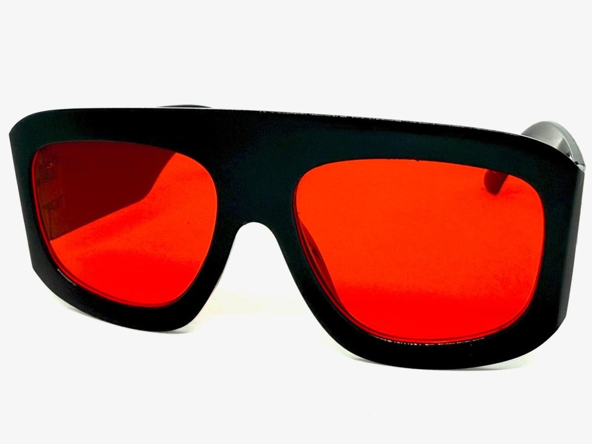 1189 Sunglasses Oversize Black Frame Red Lenses UV Protection NWOT Amazon.com: Global Vision New Attitudes Stylish Sunglasses  main image 4