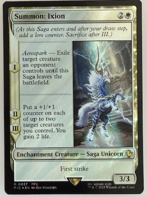 Magic the Gathering: Summon: Ixion (Surge Foil) Commander: Final Fantasy Foil NM