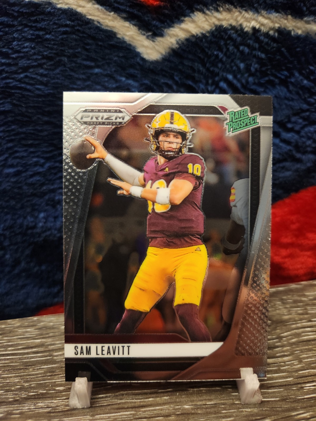 2025 Panini Prizm Draft Picks: Sam Leavitt Rated Rookie #6