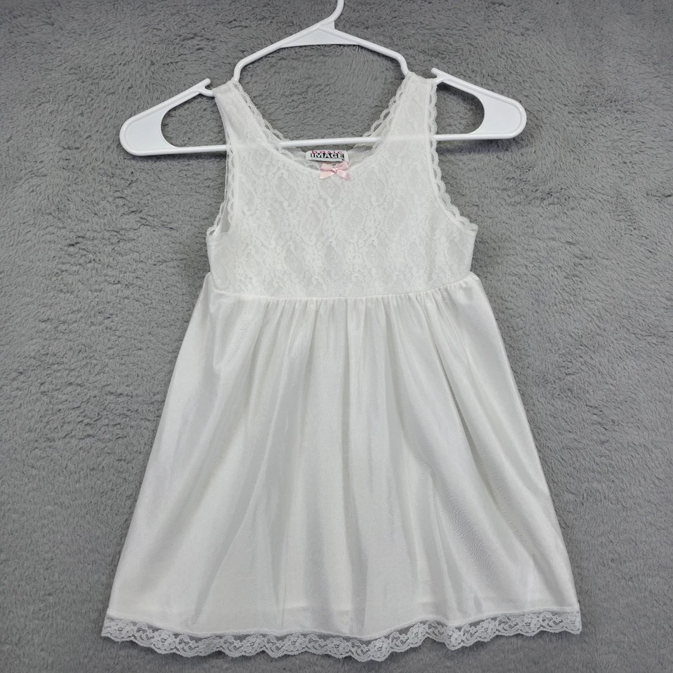 Niñas Vestido Sin Mangas 6X Lote de 2 Encaje Floral Cottagecore Hada Princesa Formal De Colección Foto 2 de 4