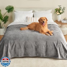 Yaning Waterproof Blanket 80"x90" for Adults, Reversible Waterproof Bed Cover