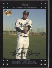 2007 Topps #623 Alejandro De Aza Florida Marlins Rookie