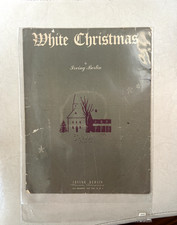 1942 Sheet Music - Irving Berlin White Christmas - Good Condition