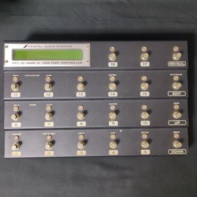 FRACTAL AUDIO AXE-FX III MFC-101 Guitar Multi Processor Controller Effects Black