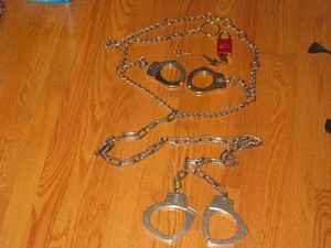 S & W Smith and Wesson Handcuffs and Leg Irons "H" Restraints