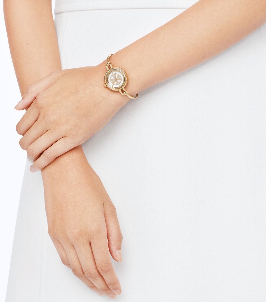 Tory Burch Reva Small Gold Bangle Watch Gift Set